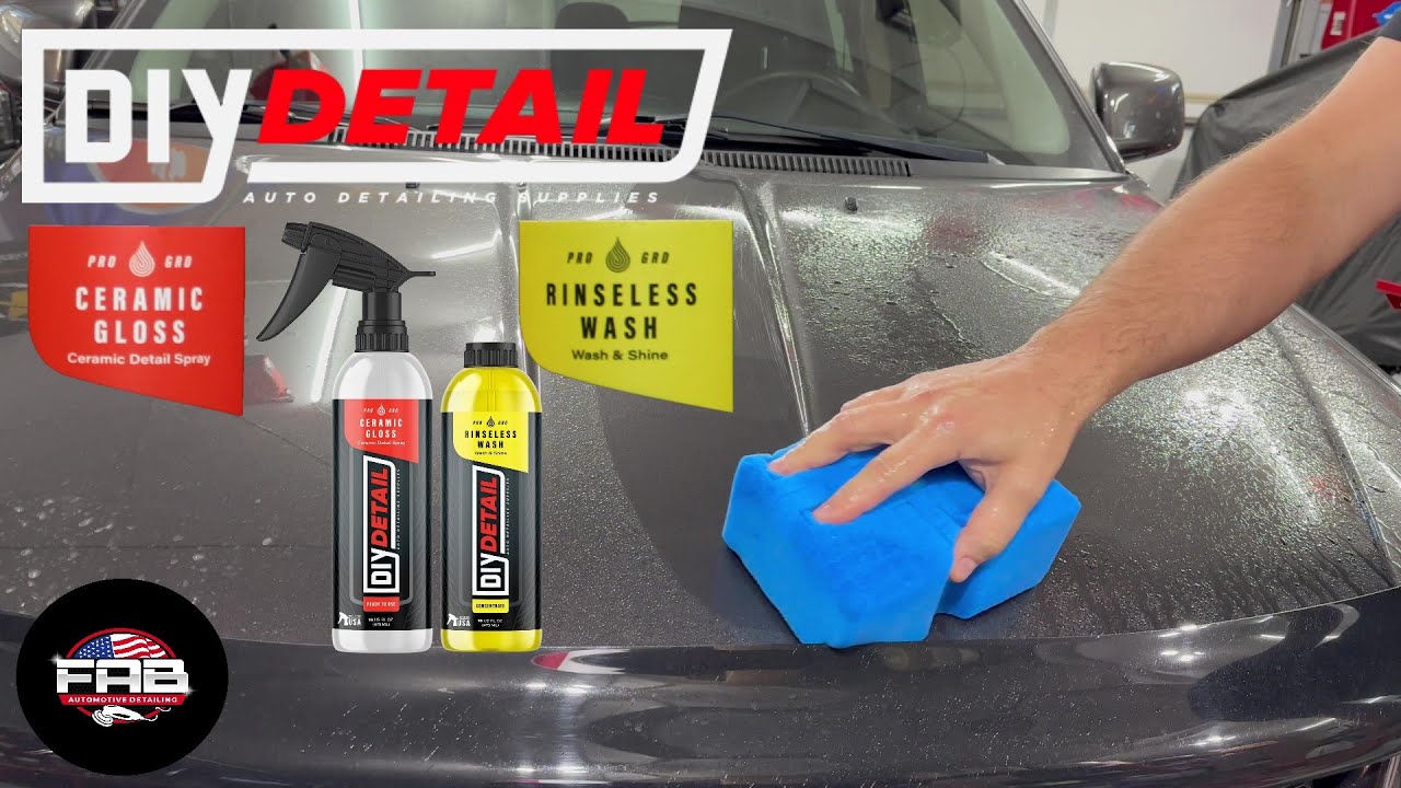DIY Detail Rinseless Wash Sponge Review - How To Detail In Winter  #cardetailingtips #cardetailing 