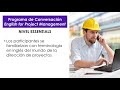 Apertura de inscripciones ENGLISH FOR PROJECT MANAGEMENT