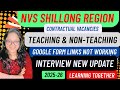 🚨 NVS Shillong Region Update! 📢  | ⚠️ Google Form Issues | 🗓️Interview Latest 🔄