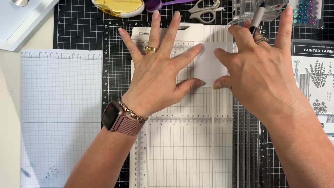 Faux Tile Stamping Technique