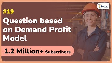 Numericals: Demand Profit model |Inventory Control| GATE Industrial Engineering & Operation Research