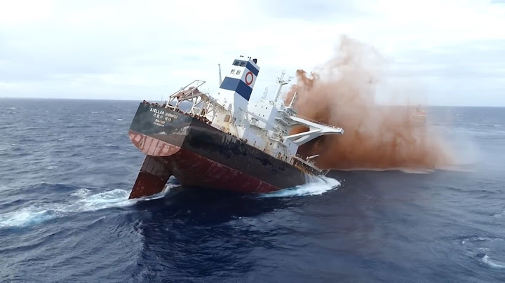 COME AFFONDA UNA NAVE! IMPRESSIONANTE