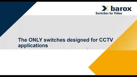 Intelligent Network Infrastructure for Video Surveillance