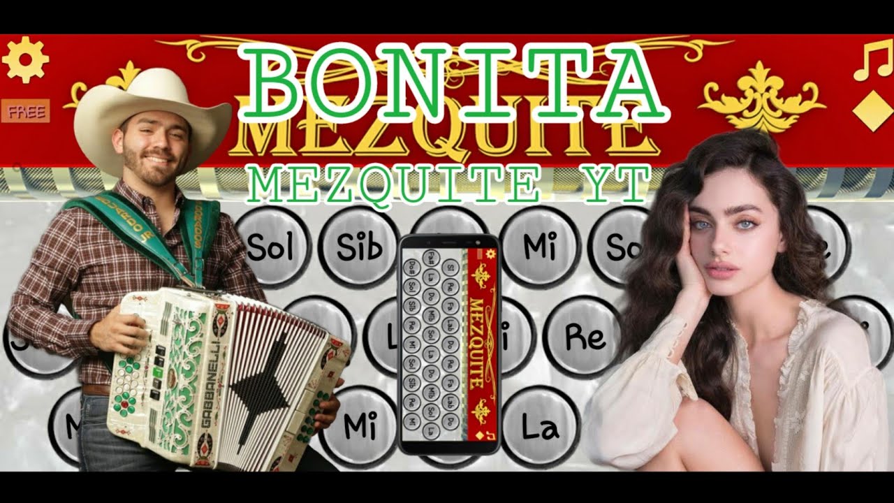 Bonita Los Dorados Mezquite Acordeón YouTube