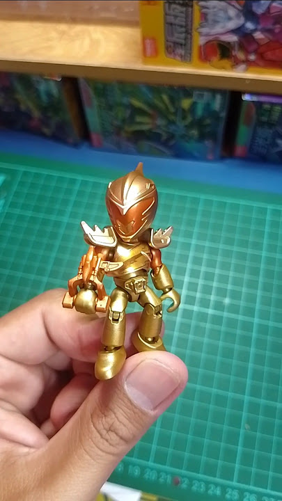 SECRET!! Blokees Hero Station Defender Vol 2 Kyoryu Gold. #blokees #kyoryuger #supersentai