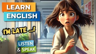 Late For School | Improve Your English | English Listening Skills - Speaking Skills