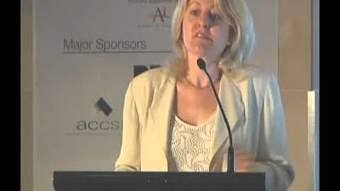 Janet Blake Global Head of CSR for BT @ Australia's Inaugural CSR Summit, Sydney 2005
