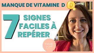 Manque de Vitamine D | 7 Signes qui indiquent une déficience