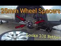 INFINITI FX35 25mm Wheel Spacers Installed