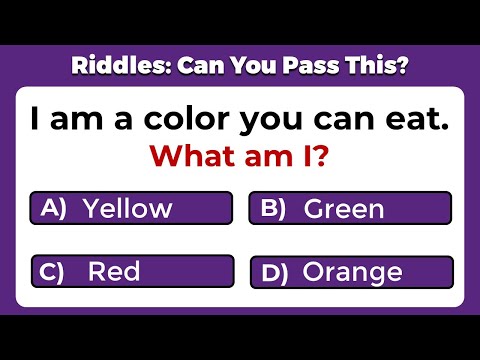 Riddles Quiz - CAN YOU PASS THESE 10 TRICKY RIDDLES WITH OPTIONS? | Part 1