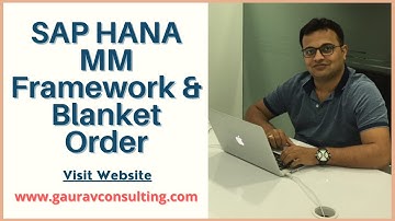 SAP MM Framework Order | Blanket Order | Gaurav Learning Solutions