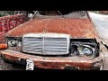 50 year old full RESTORATION antique MERCEDES abandoned by the ditch | Restore of mercedes 1972