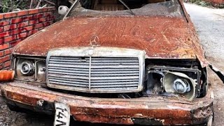 50 year old full RESTORATION antique MERCEDES abandoned by the ditch | Restore of mercedes 1972