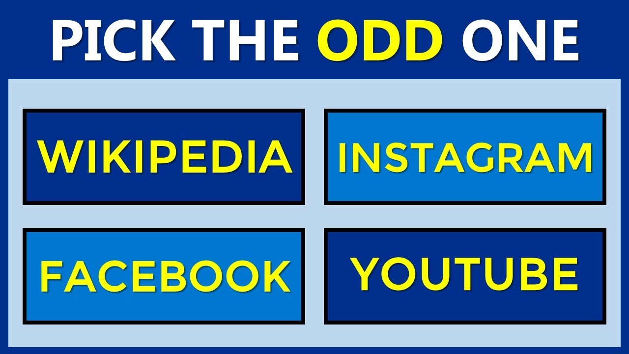 ONLY 5% CAN SPOT THE ODD ONE OUT | 