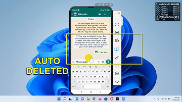 Make WhatsApp Messages Self Destruct by Default