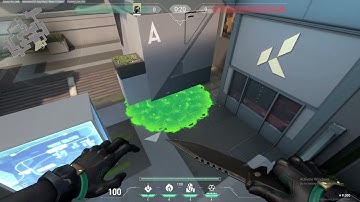 VIPER SPLIT MAP LINE A LOBBY TO A DEFAULT PLANT #valorant #viper #lineup
