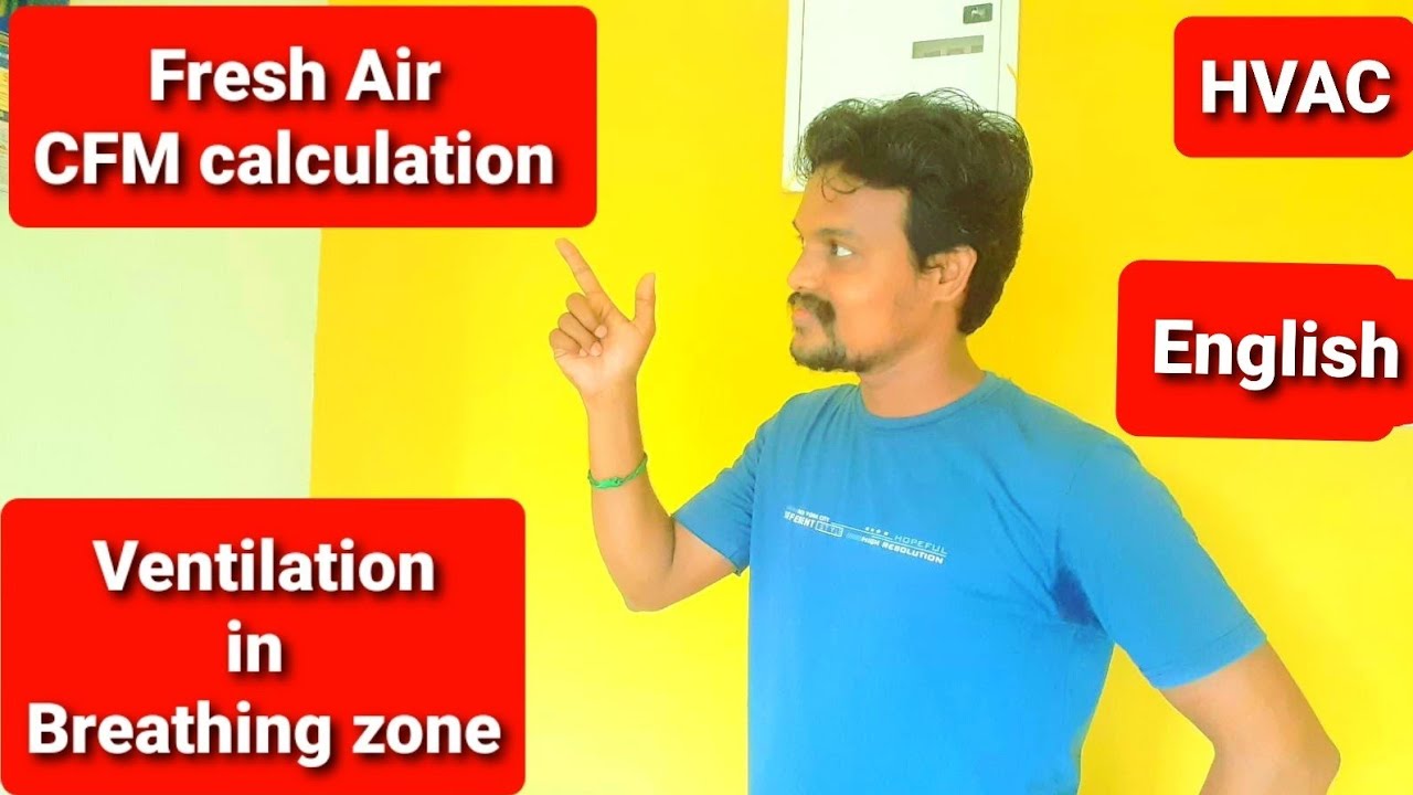 CFM Calculation Fresh Air CFM Calculation HVAC English