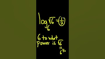 Learn How to Find the Value of a Logarithm by Hand: Example with base 6 and a Square Root #shorts