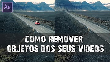 Como REMOVER OBJETOS ou MARCAS dos VÍDEOS com After Effects - Content Aware