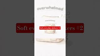 soft everyday stickers for calm days 🌤️ cozy, gentle, and made for slow moments #stickers #jualan screenshot 4