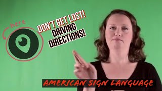 ASL Practice intermediate: Giving Directions u9gdc2