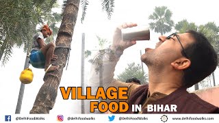 VILLAGE Food in BIHAR- A PERFECT day Cooking, Eating, Drinking, Walking with locals in Vill Parsauna screenshot 1