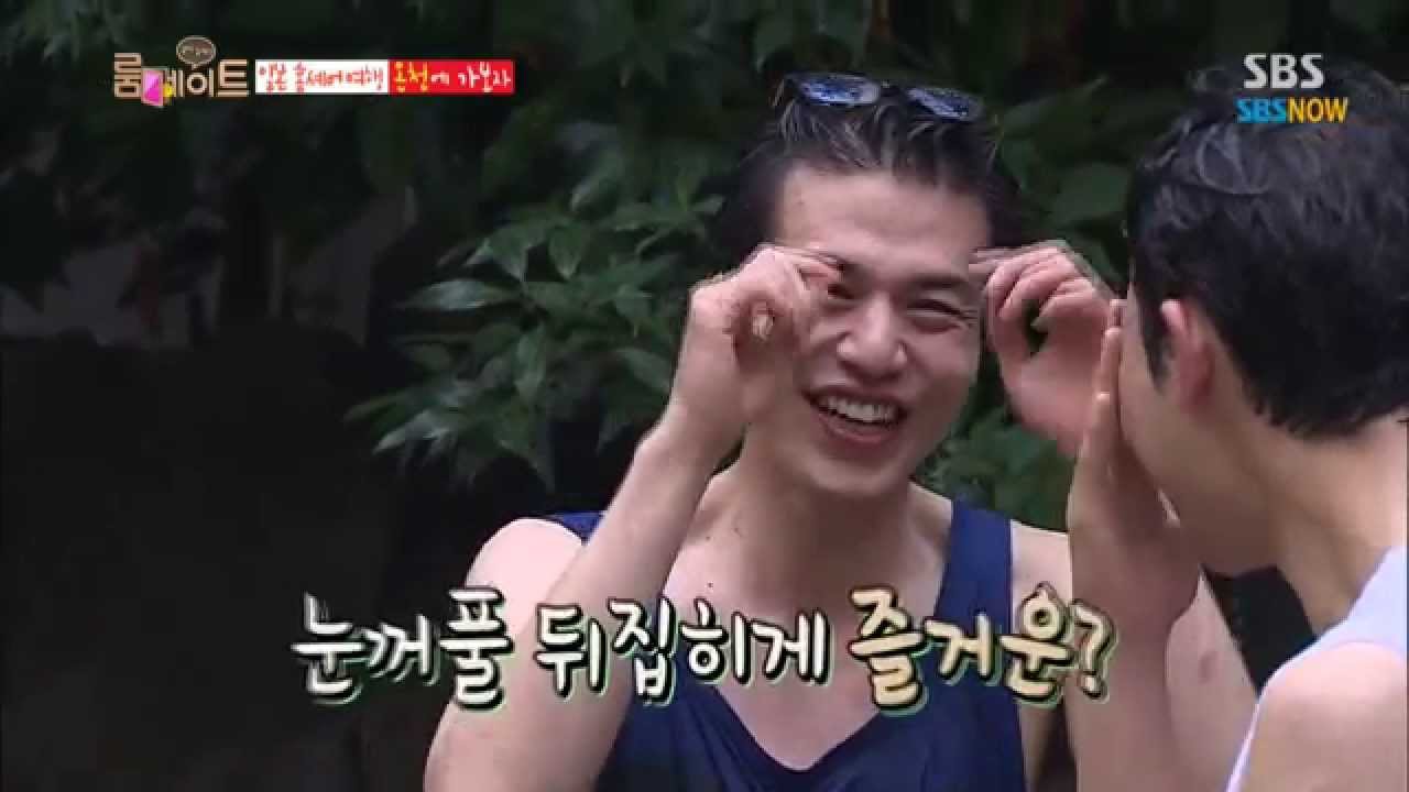 SBS [룸메이트] - 올드(?)보이vs영보이 온천에서의 뜨거운 승부