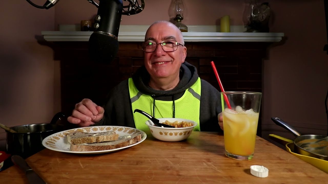 ASMR Making and Eating Comfort food Pasta Fazool Whispering