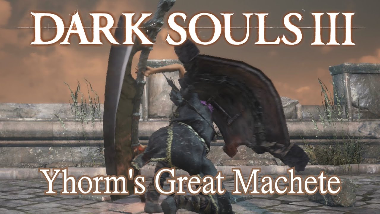 Yhorm's Great Moveset Souls 3) Boss Weapon -