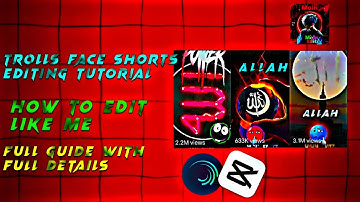 TROLL FACE SHORTS EDITING TUTORIAL || HOW TO EDIT TROLL FACE SHORTS || HOW TO EDIT LIKE ME