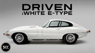 JAGUAR E-TYPE Series 1 3.8 Coupé 1962 - Type test drive in top gear - XK-E engine sound | SCC TV