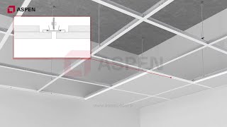 INTEGRA | Tile Lay-in VP Asma Tavan Uygulama / Tile Lay-in VP Ceiling Installation