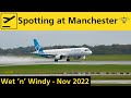 Plane Spotting at Manchester Airport - Runway Visitor Park - Nov 2022