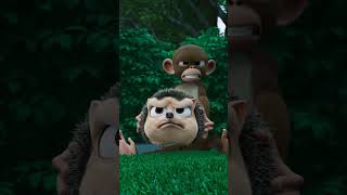 Beware Of The Hedgehog! | Jungle Beat: Munki And Trunk | Kids Cartoon 2023 #Shorts