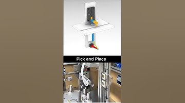 Pick and Place Mechanism | How Robotic Pick & Place Systems Work #technology #mechanic
