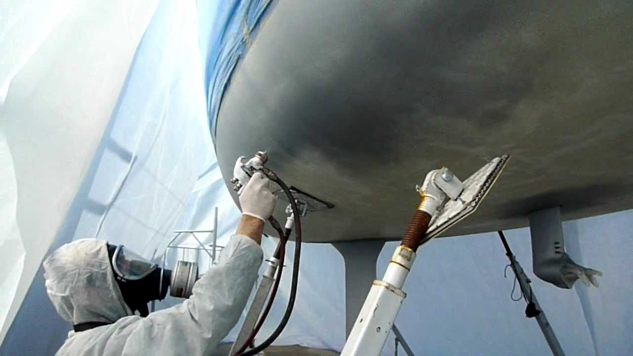 HVLP Yacht paint spray - YouTube
