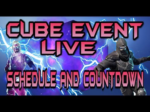 fortnite 24hr cube event live cube is moving right now movement schedule and times - cube counter fortnite