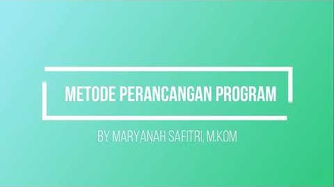 pertemuan 9 (Algoritma Untuk Masalah Bisnis)