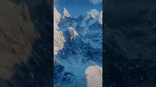 Snow mountains (blender/cycles)