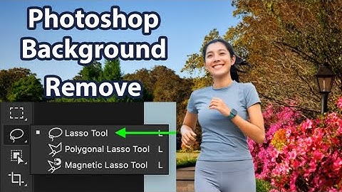How To Remove a Background In Photoshop Image Using Lasso Tool - Easy Way 2022