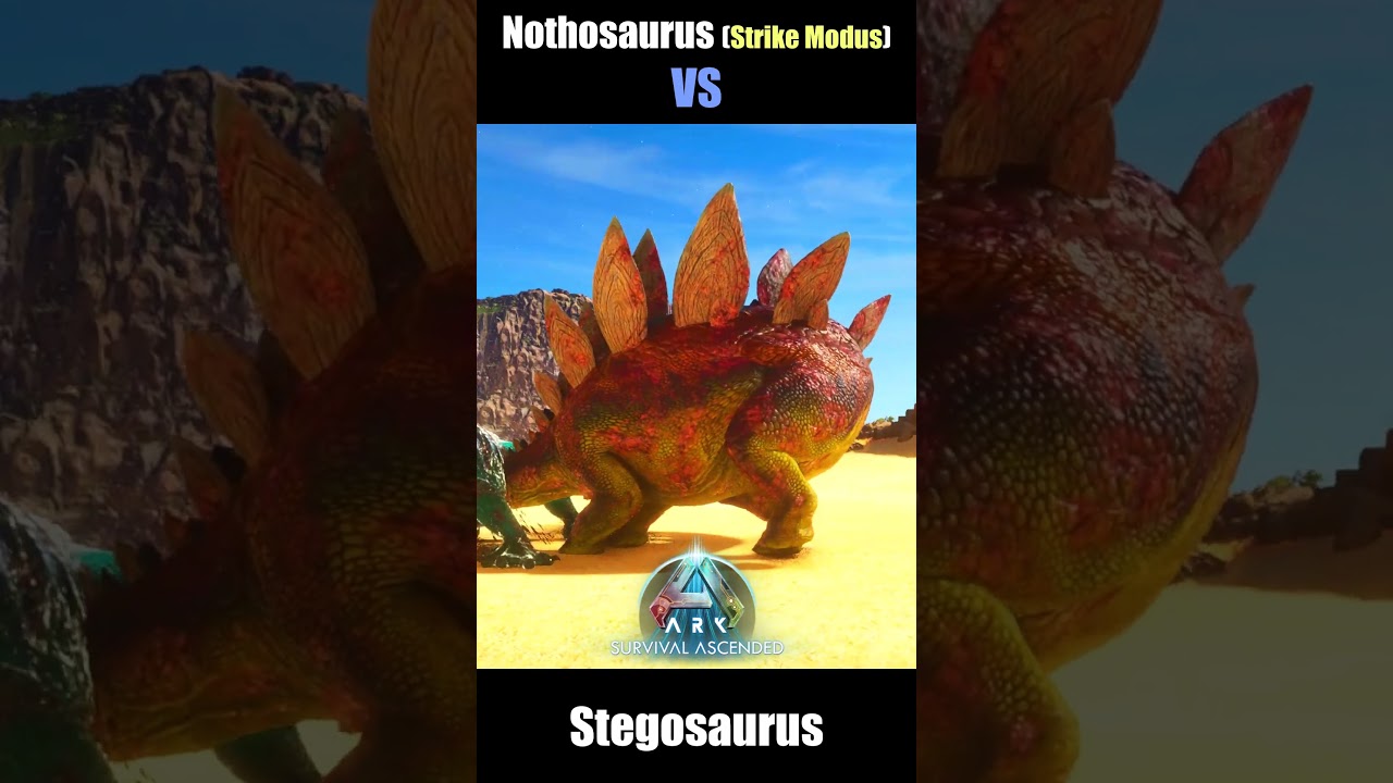 NOTHOSAURUS [Strike Modus] vs STEGOSAURUS 