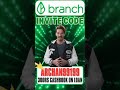 Branch App code ARCHAN99199: Use and get ₹300 cashback #ReferralCode #Cashback #FirstLoan