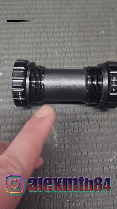 DIY install hollowtech bottom bracket and crankset #mtb #mtblife #trail #emtb #diy #bikemaintenance