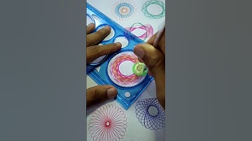 😱 Satisfying Geometric Spirograph Art 🔥 #spirograph #art #viral #trending #satisfying
