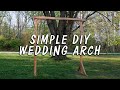 One Hour Challenge: I Built a Wedding Arch! // Simple DIY