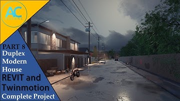 Duplex Modern House | Part 8 | Complete Step by Step Project | Twinmotion Tutorial