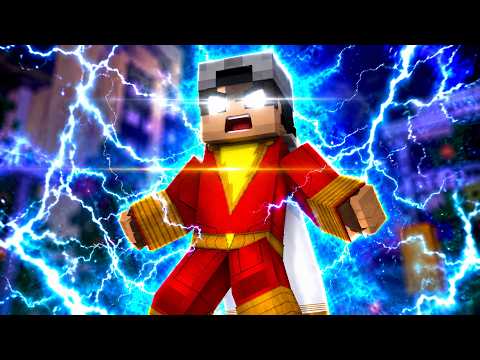 I AM SHAZAM IN MINECRAFT HEROES X