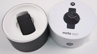 Превью Moto 360: распаковка и первая настройка (unboxing)