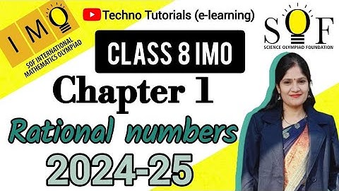 class 8 IMO | Chapter 1: rational numbers for grade 8 | 2024-25 I  maths Olympiad
