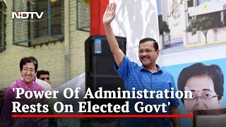 Major Win For Delhi Government In Supreme Court In Tussle vs Centre